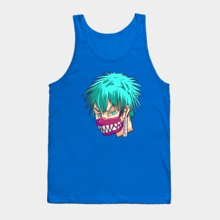 Head Boy Blue Hair Tank Top